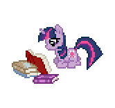 pixel Twilight reading